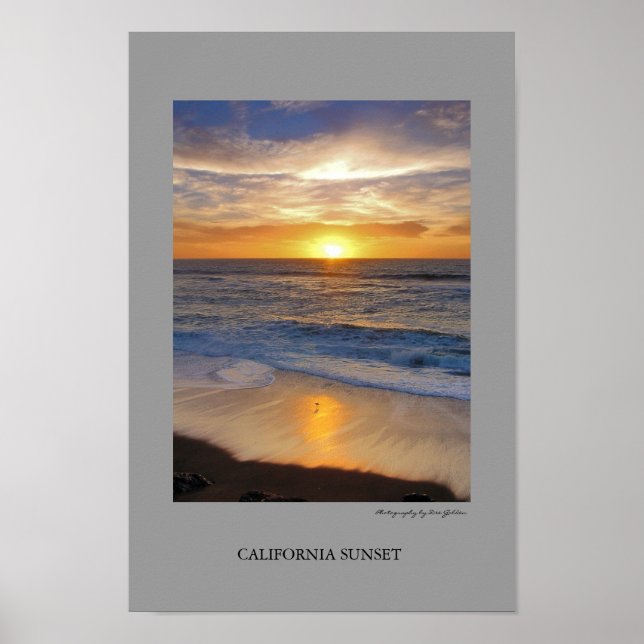 California Sunset Poster (Framsidan)