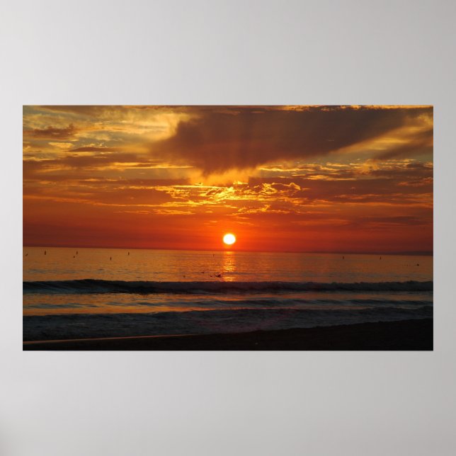 California Sunset Poster (Framsidan)