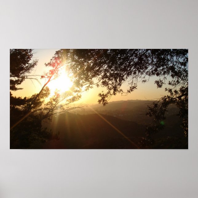 California Sunset Poster (Framsidan)
