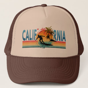 CALIFORNIA SUNSET SOMMER TRUCKERKEPS