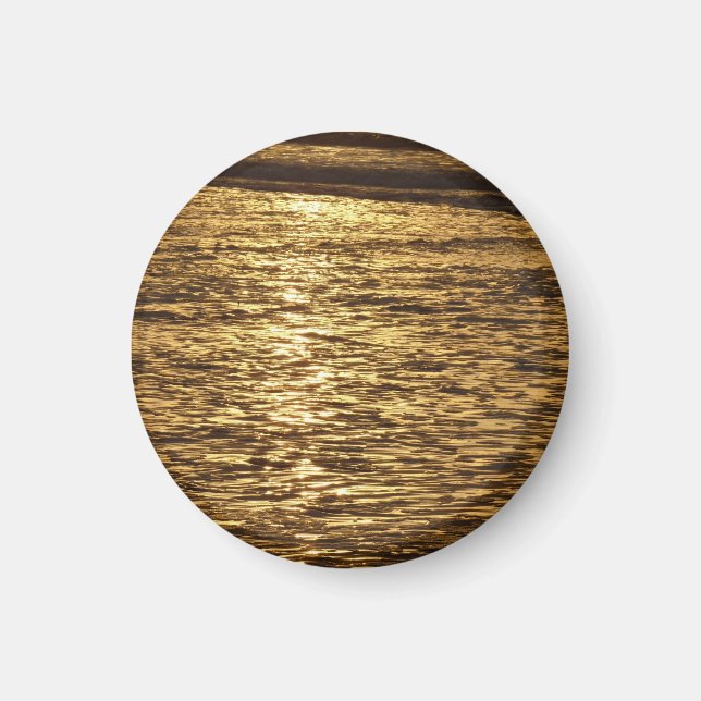 California Sunset Vinkara Ocean Sjölandskap Magnet (Framsidan)