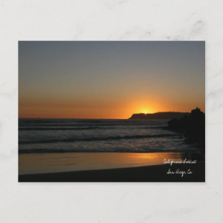 California Sunset Vykort