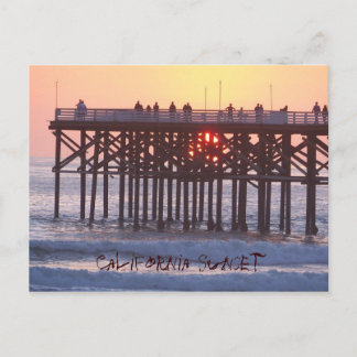 California Sunset Vykort