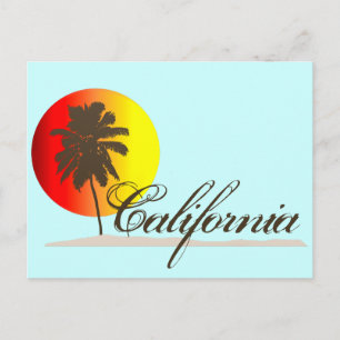 California Sunset Vykort
