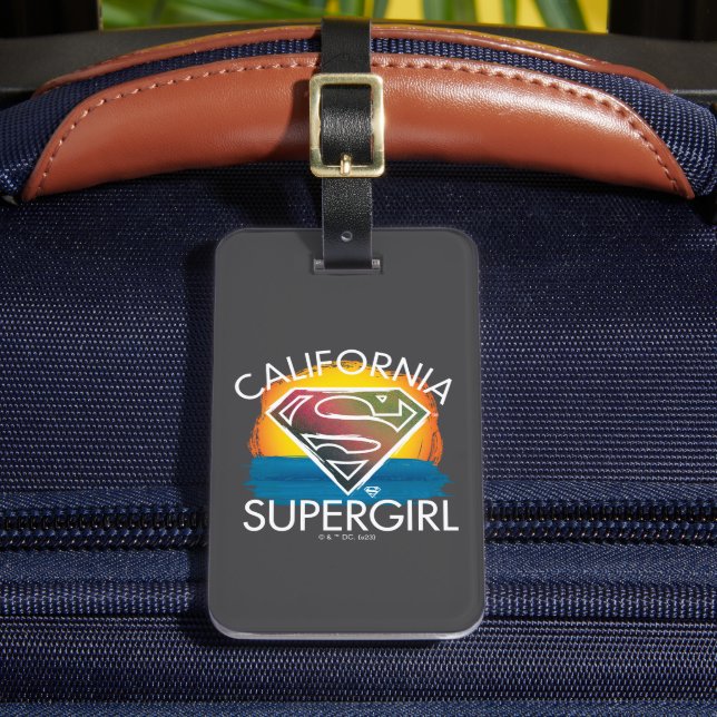 California Supergirl Sunset Graphic Bagagebricka (Framsida Insitu 2)
