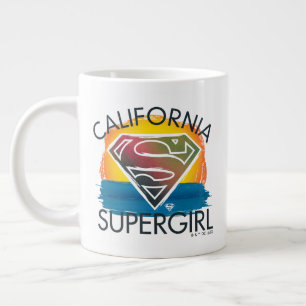 California Supergirl Sunset Graphic Jumbo Mugg