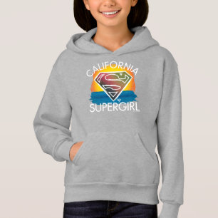 California Supergirl Sunset Graphic T Shirt