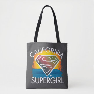 California Supergirl Sunset Graphic Tygkasse