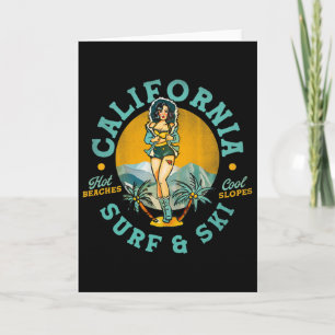 California Surf And Ski Varma Stränder, Coola Back Kort