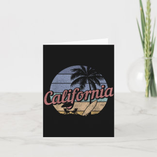 California Surf Vintage Souvenir Cali Beach Surfer Kort