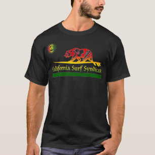 California Surfa Syndicate Native Boardrider Rasta T Shirt