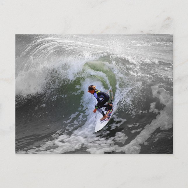 California Surfer Boy Postcard Vykort (Framsida)