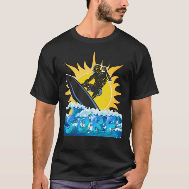 California Surfing Killar Hem T Shirt (Framsida)