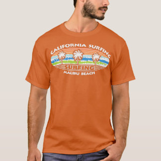 California Surfing Malibu Funny Surfa Ord T Shirt