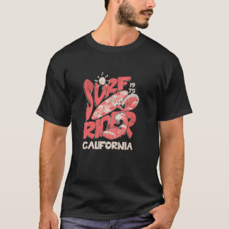 California SurfRider - För Kalifornien-surfare Sur T Shirt