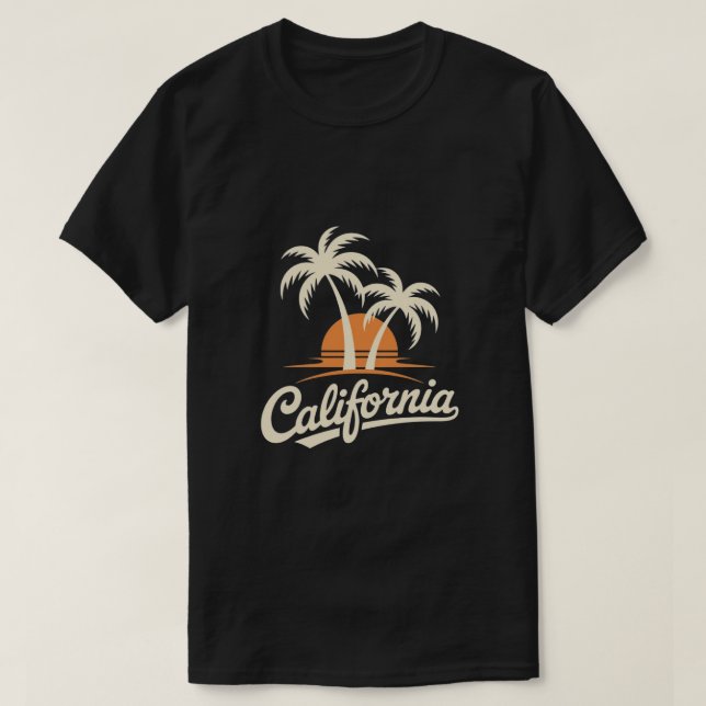 California  t shirt (Design framsida)