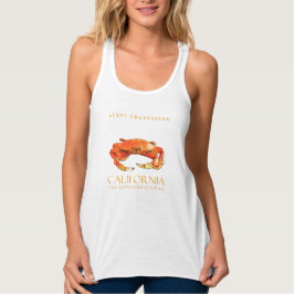 California Territory Crustacean The Dungeness Crab Linne Med Racerback