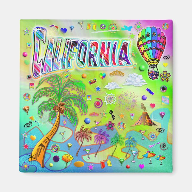 California Tidlös Melodi Magnet (Framsidan)