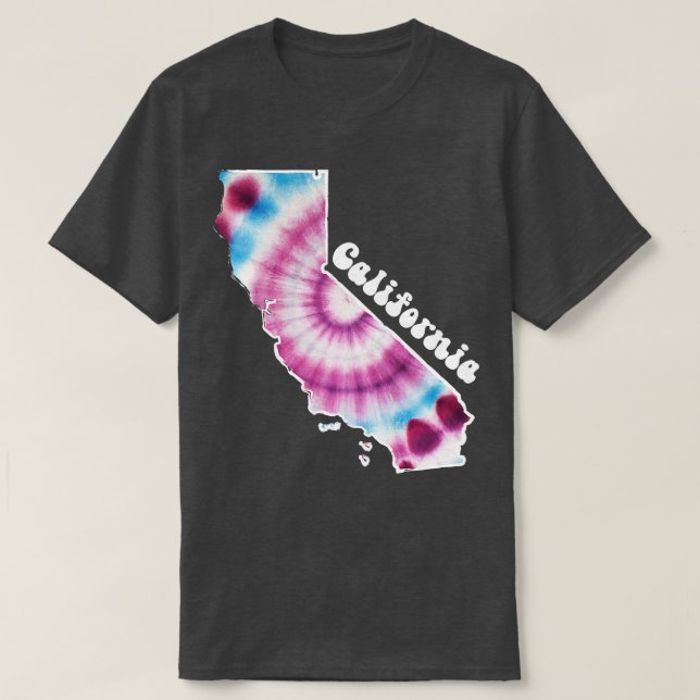 California Tie Dye T Shirt (Design framsida)