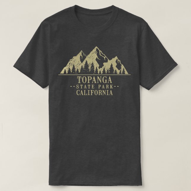 California Topanga State Park Långärmad T Shirt (Design framsida)