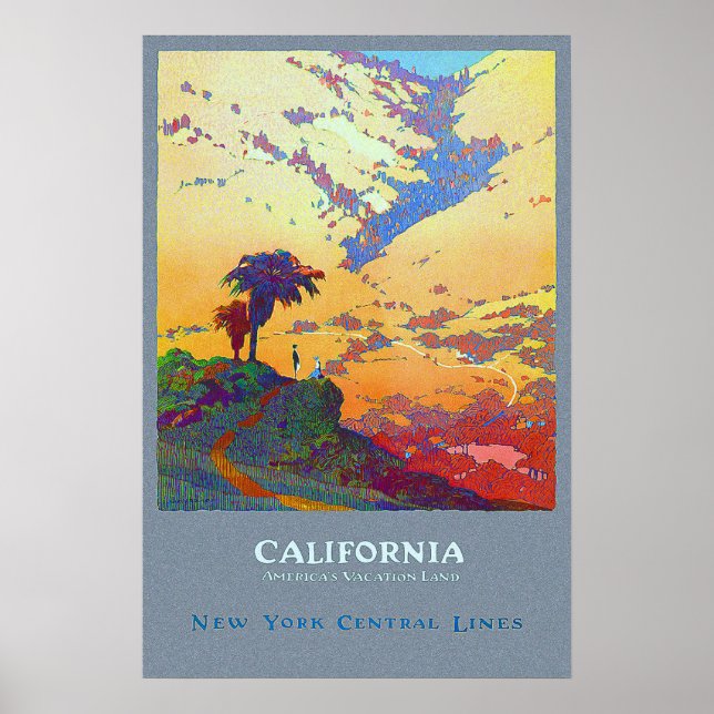 California Travel Poster (Framsidan)