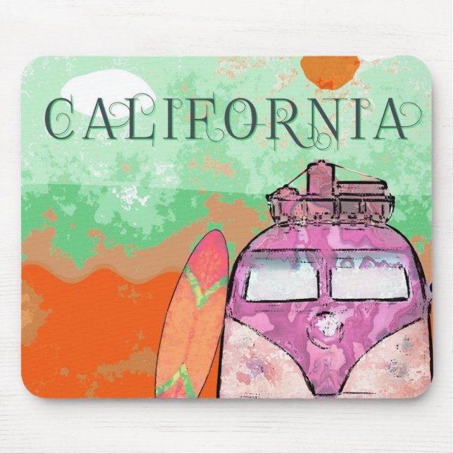 California Travel Poster Musmatta (Framsidan)