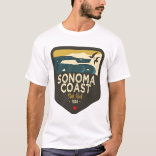 California Treasures Badge- Sonoma Kusten State Pa T Shirt