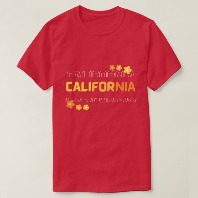 California TShirt T Shirt (Design framsida)