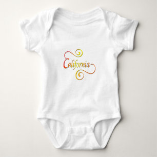 California Typography Art T Shirt