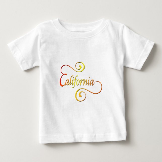 California Typography Art T-shirt (Framsida)
