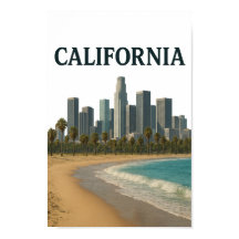 CALIFORNIA Väggkonst