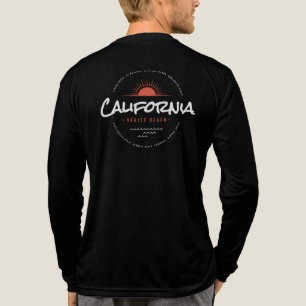 California Venice Beach Vintage Solnedgång Surf T Shirt