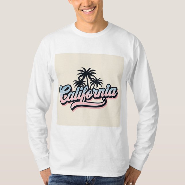 California Vibes Graphic T-Shirt (Framsida)
