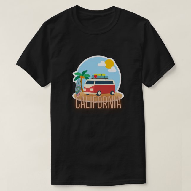 California Vibes T Shirt (Design framsida)