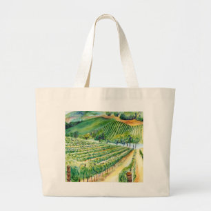 California Vineyard Bag Jumbo Tygkasse