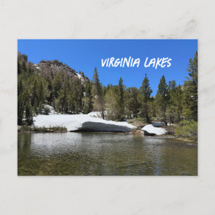 California Virginia Sjöar Ligcape Vykort