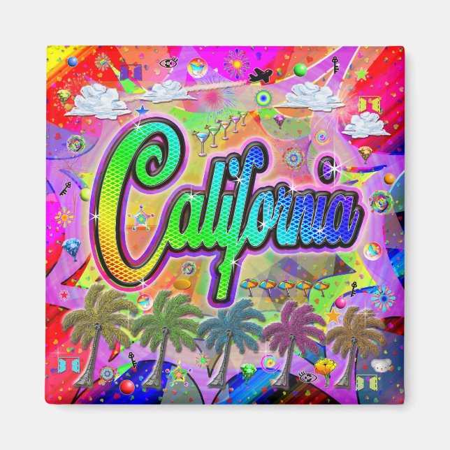 California Vista Express Magnet (Framsidan)