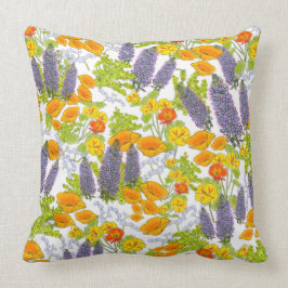 California Wildblommor Pillow Kudde