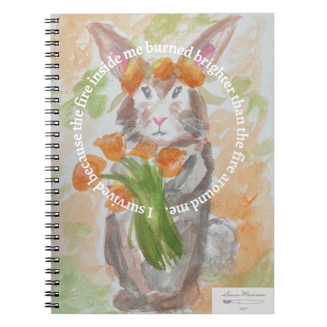 California Wildfire Relief Fundraiser - bärbar dat Anteckningsbok (Framsidan)