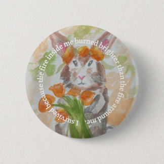 California Wildfire Relief Fundraiser Button Knapp