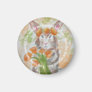 California Wildfire Relief Fundraiser Button Magnet