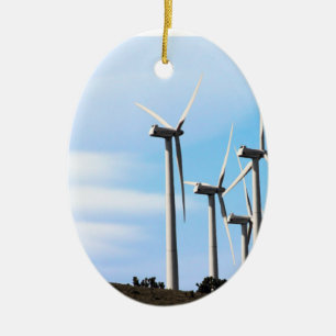 California Windmills Julgransprydnad Keramik