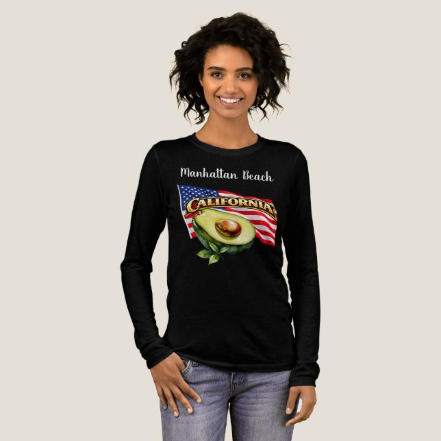 California Women's Bella+Canvas Tri-Blend Mörk T Shirt (Hel framsida)