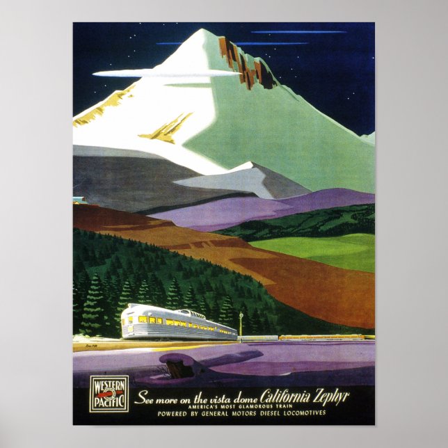 California Zephyr Poster (Framsidan)