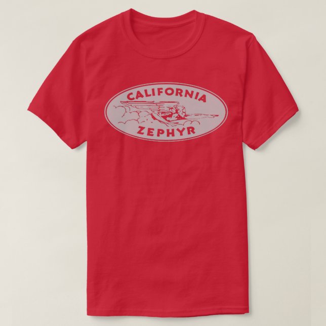 California Zephyr T Shirt (Design framsida)