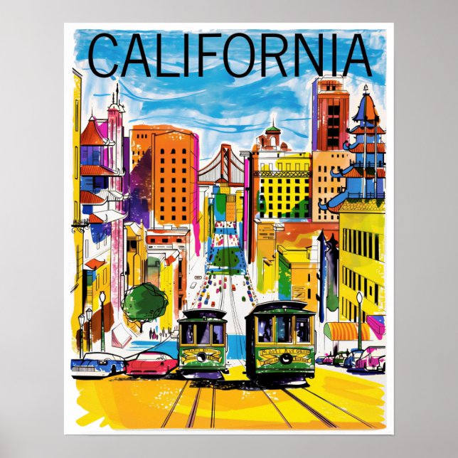 Californiaaffisch  poster (Framsidan)