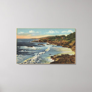 CaliforniaBeautiful kalifornisk kust- plats Canvastryck