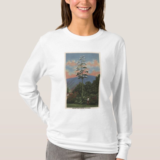 CaliforniaCentury växt i blom T Shirt (Framsida)