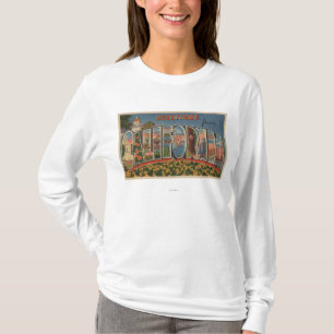 CaliforniaLarge brev ScenesState T Shirt