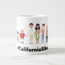 #californiasibs jumbo mugg